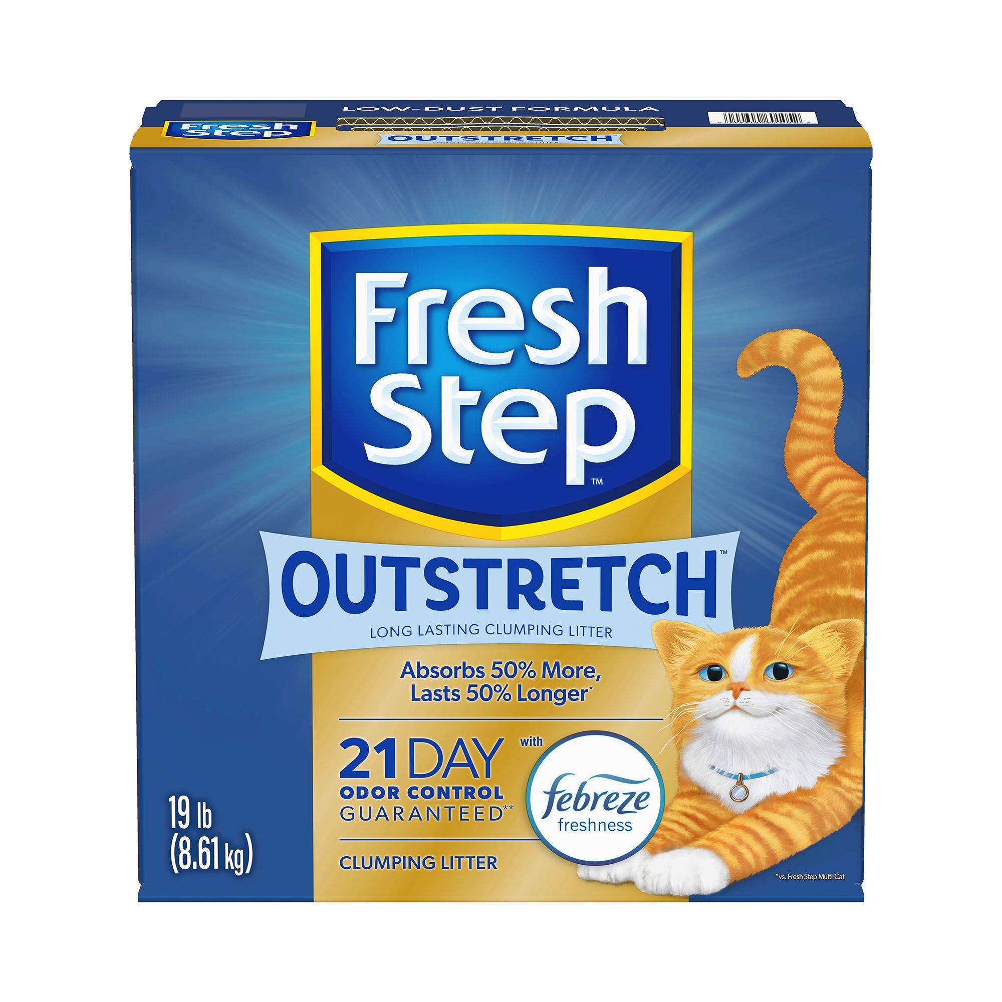 Fresh Step Outstretch with Febreeze Clumping Clay Cat Litter