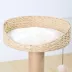 PetPals 30-in Paper Rope Hand Woven Condo & Perch Cat Tree, Beige image thumbnail 4