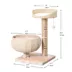 PetPals 30-in Paper Rope Hand Woven Condo & Perch Cat Tree, Beige image thumbnail 5