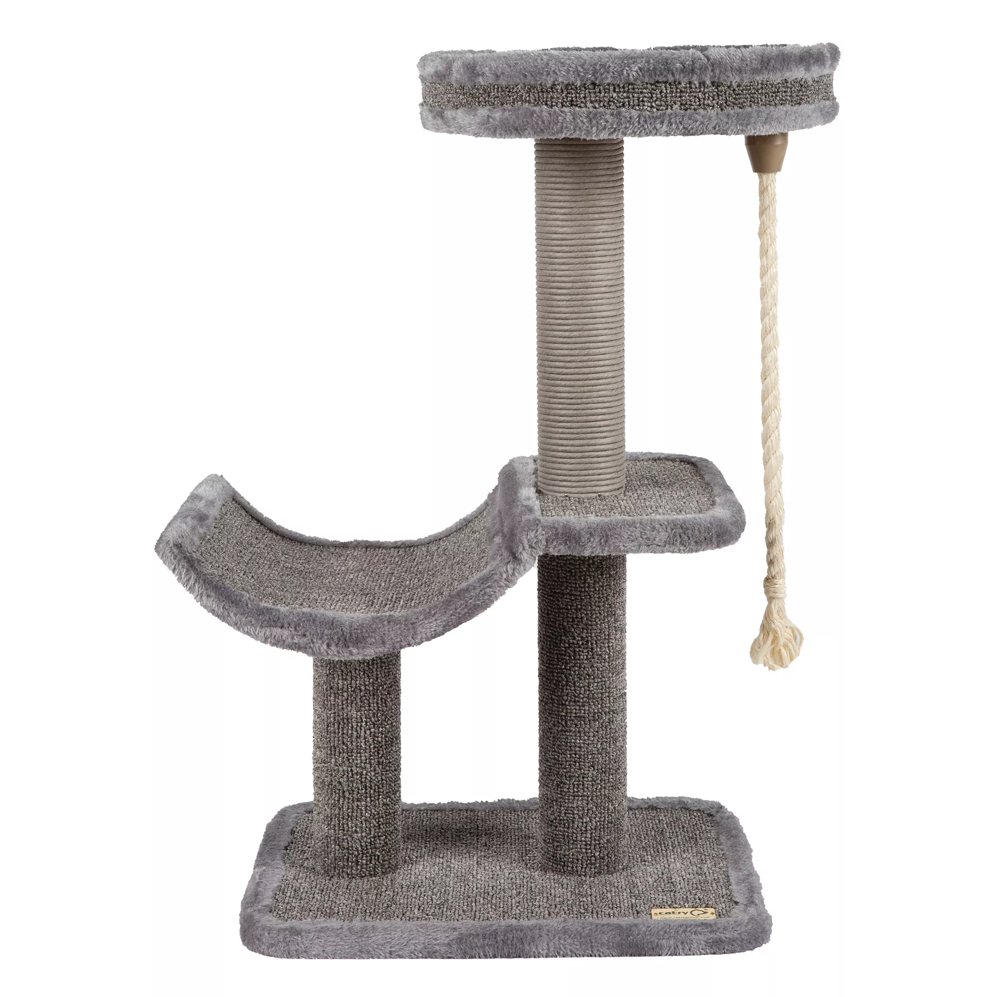 Catry 27-in Cradle Bed Cat Tree, Gray