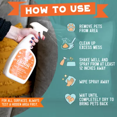 Angry Orange Enzyme Stain Cleaner Pet Odor Eliminator 32oz