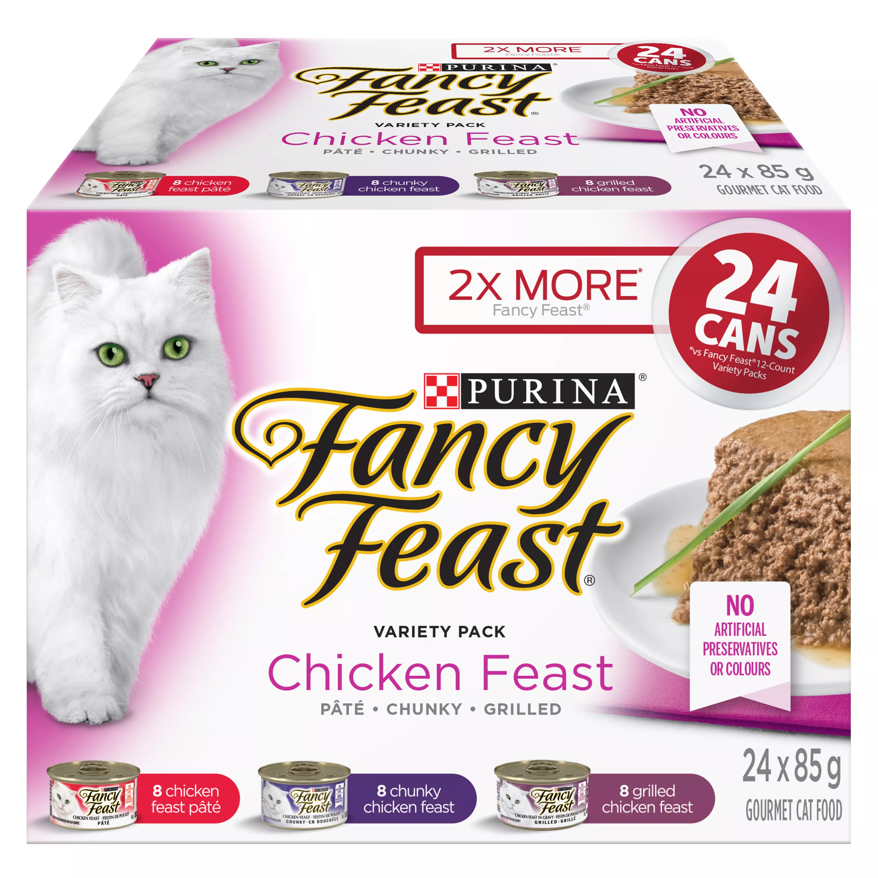 Fancy Feast® Chicken Feast Wet Cat Food Variety Pack