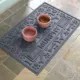 Product Bungalow Flooring Personalized WaterHog Paws & Bones Dog Bowl Placemat