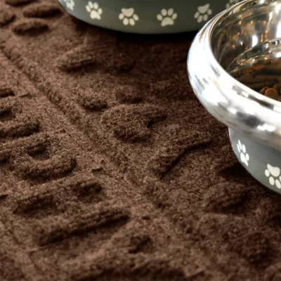 Product Bungalow Flooring Personalized WaterHog Paws & Bones Dog Bowl Placemat