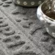 Product Bungalow Flooring Personalized WaterHog Paws & Bones Dog Bowl Placemat