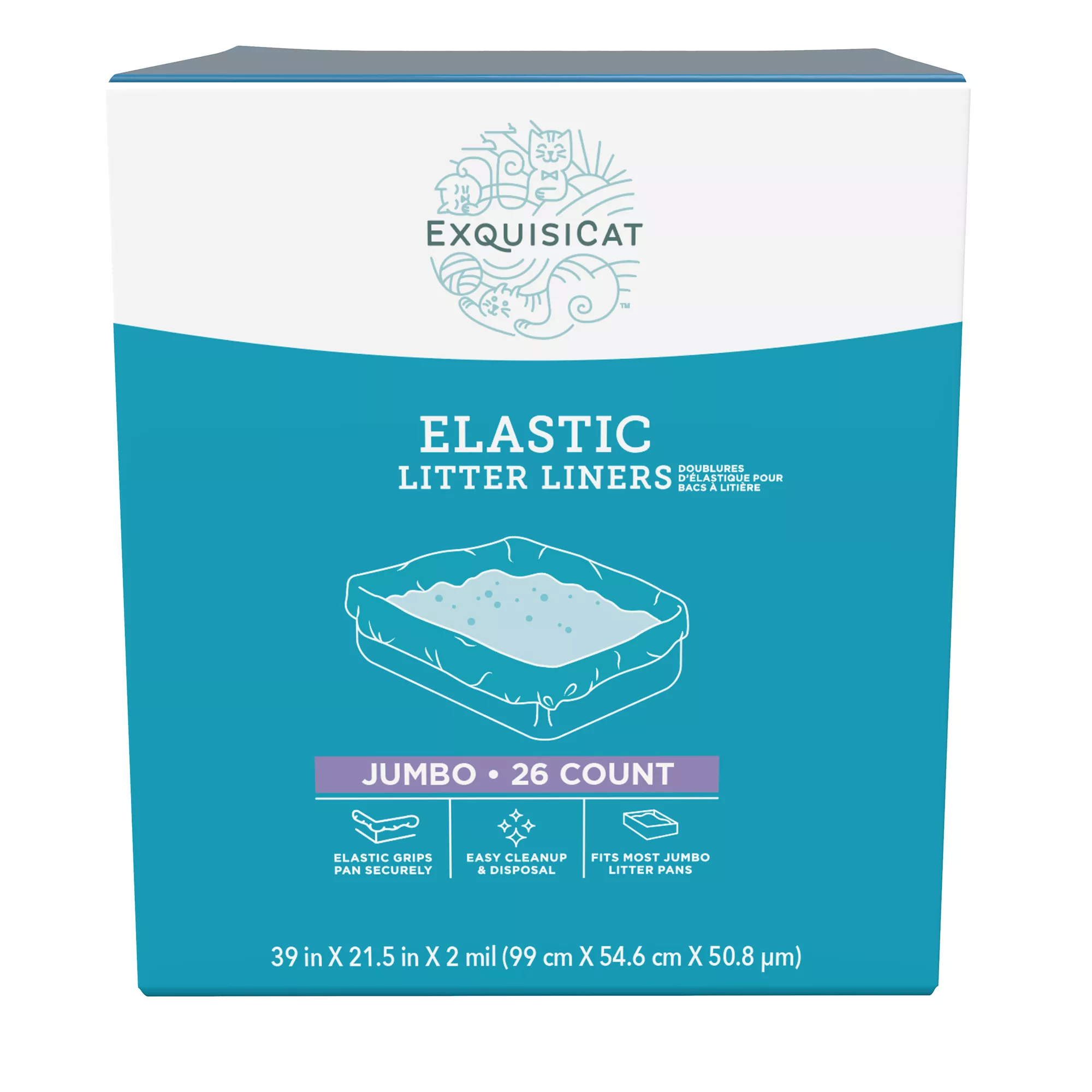 ExquisiCat® Elastic Litter Liners