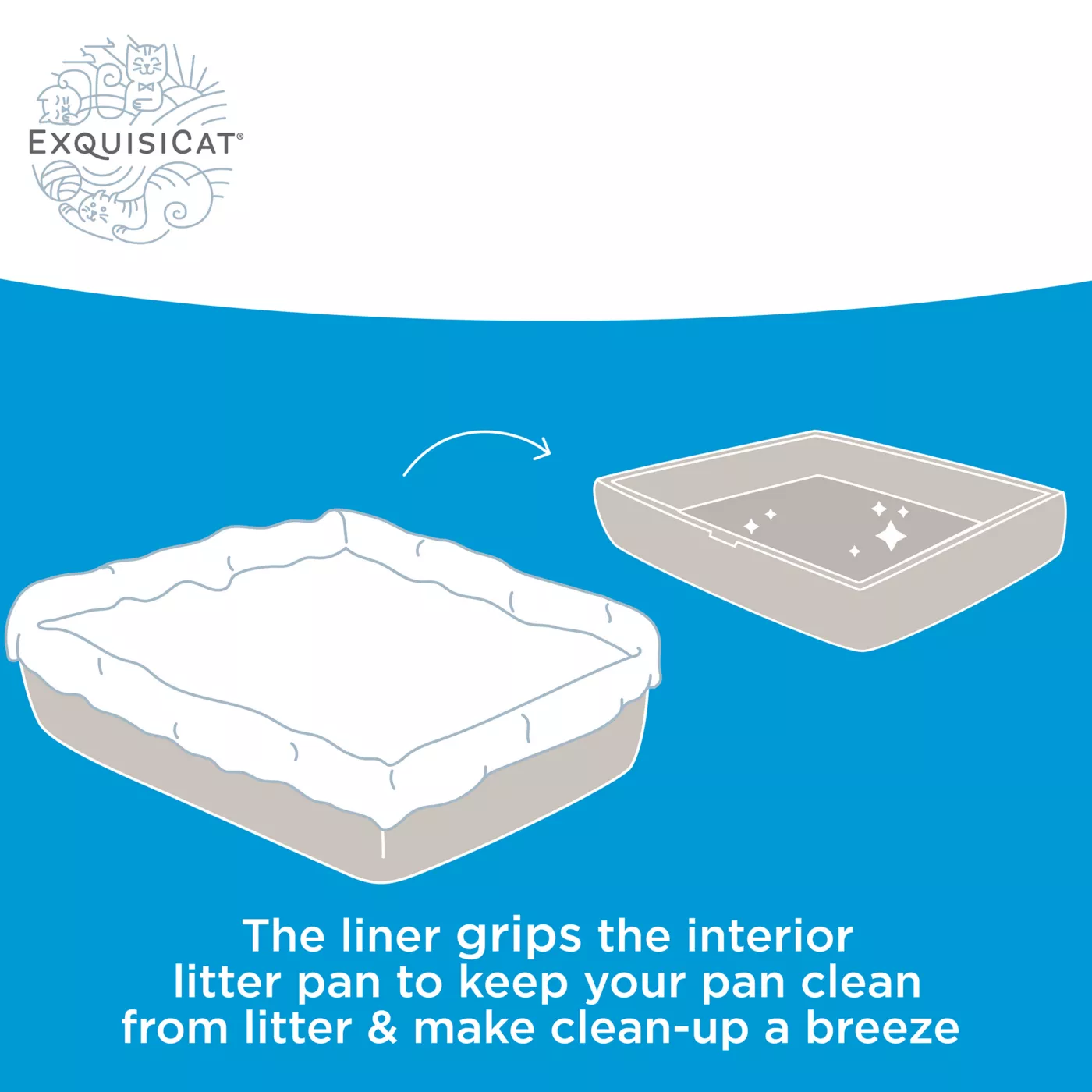 Elastic litter box liners best sale