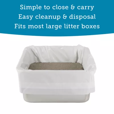 ExquisiCat® Drawstring Cat Litter Box Liners, Large-Jumbo - Image 3