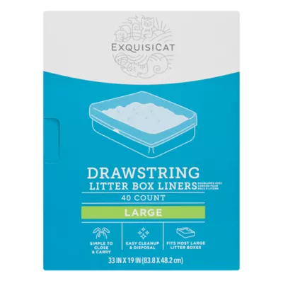 ExquisiCat® Drawstring Cat Litter Box Liners, Large-Jumbo - Image 6