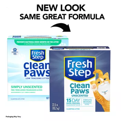 Product Fresh Step® Clean Paws Clumping Clay Cat Litter - Unscented, Low Tracking