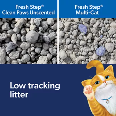 Product Fresh Step® Clean Paws Clumping Clay Cat Litter - Unscented, Low Tracking