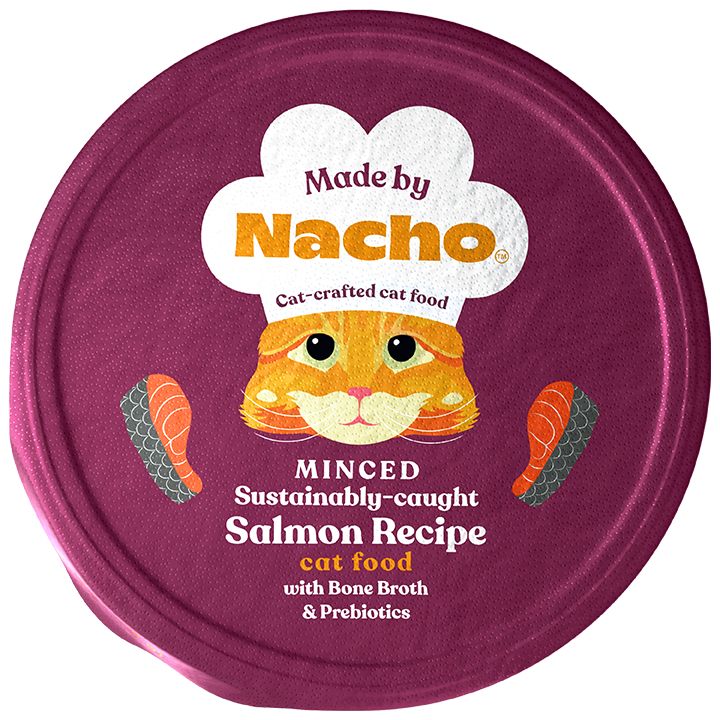 Made By Nacho&trade; Minced Sustainably Caught with Bone Broth & Prebiotics Wet Cat Food 2.5oz - Sal