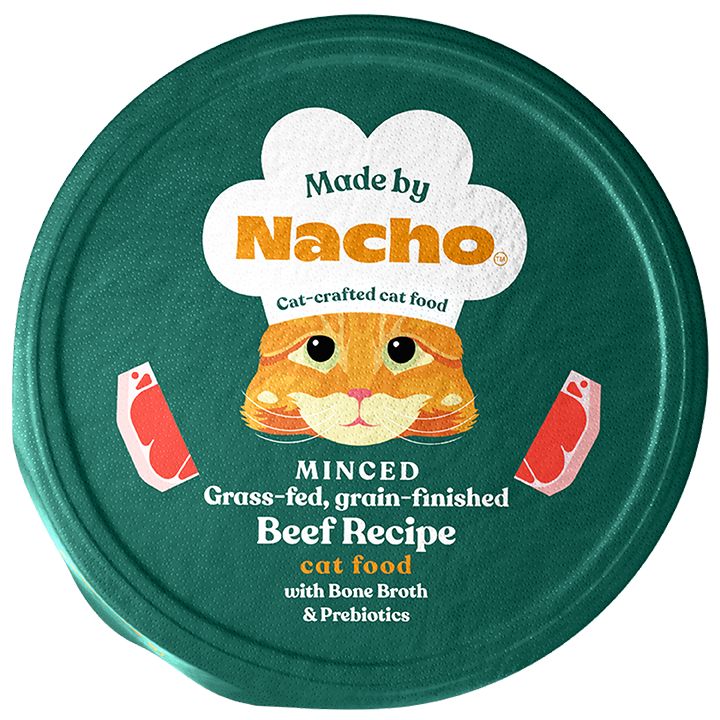 Made By Nacho&trade; Grass-Fed, Grain Finished with Bone Broth & Prebiotics Wet Cat Food 2.5oz - Bee