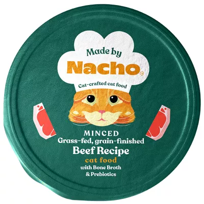 Product Made By Nacho™ Grass-Fed, Grain Finished with Bone Broth & Prebiotics Wet Cat Food 2.5oz - Bee