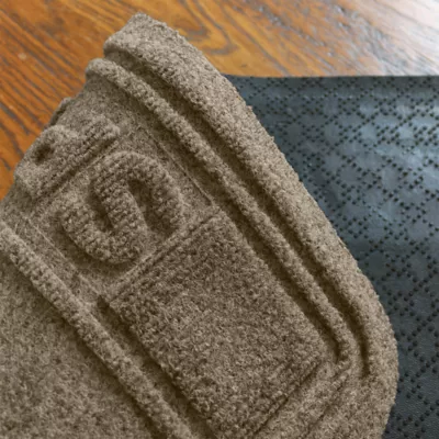 Product Bungalow Flooring Personalized WaterHog Drool Hog Dog Bone Dog Bowl Placemat