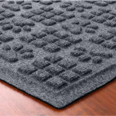 Bungalow Flooring WaterHog Dog Paw & Squares Dog Bowl Placemat, 35 x 23-in - Image 4