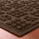 Product Bungalow Flooring WaterHog Dog Paw & Squares Dog Bowl Placemat, 35 x 23-in