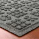 Product Bungalow Flooring WaterHog Dog Paw & Squares Dog Bowl Placemat, 35 x 23-in