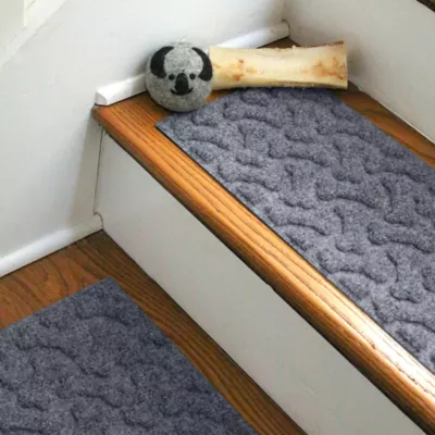 Product Bungalow Flooring WaterHog Dog Bone Stair Tread, 4 Count