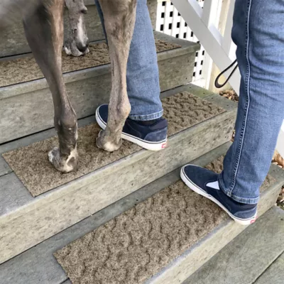 Product Bungalow Flooring WaterHog Dog Bone Stair Tread, 4 Count