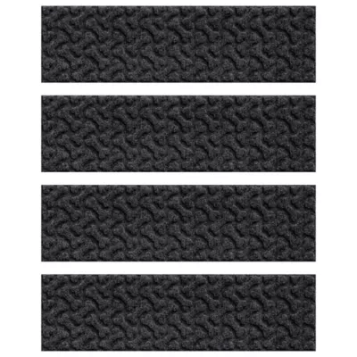 Product Bungalow Flooring WaterHog Dog Bone Stair Tread, 4 Count