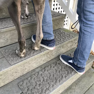 Product Bungalow Flooring WaterHog Dog Bone Stair Tread, 4 Count