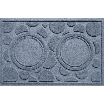 Product Bungalow Flooring WaterHog Dots Dog & Cat Bowl Placemat, 27 x 18-in