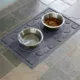 Product Bungalow Flooring WaterHog Dots Dog & Cat Bowl Placemat, 27 x 18-in