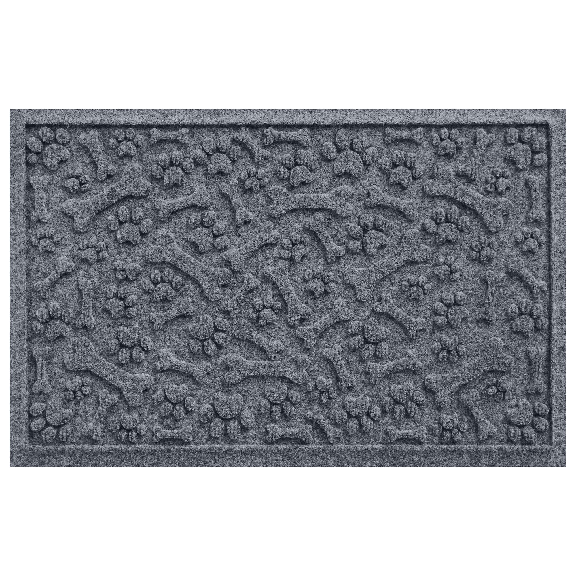 Bungalow Flooring WaterHog Paws & Bones Dog Bowl Placemat dog