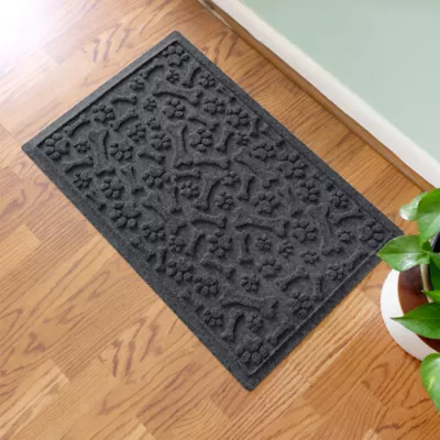Product Bungalow Flooring WaterHog Paws & Bones Dog Bowl Placemat