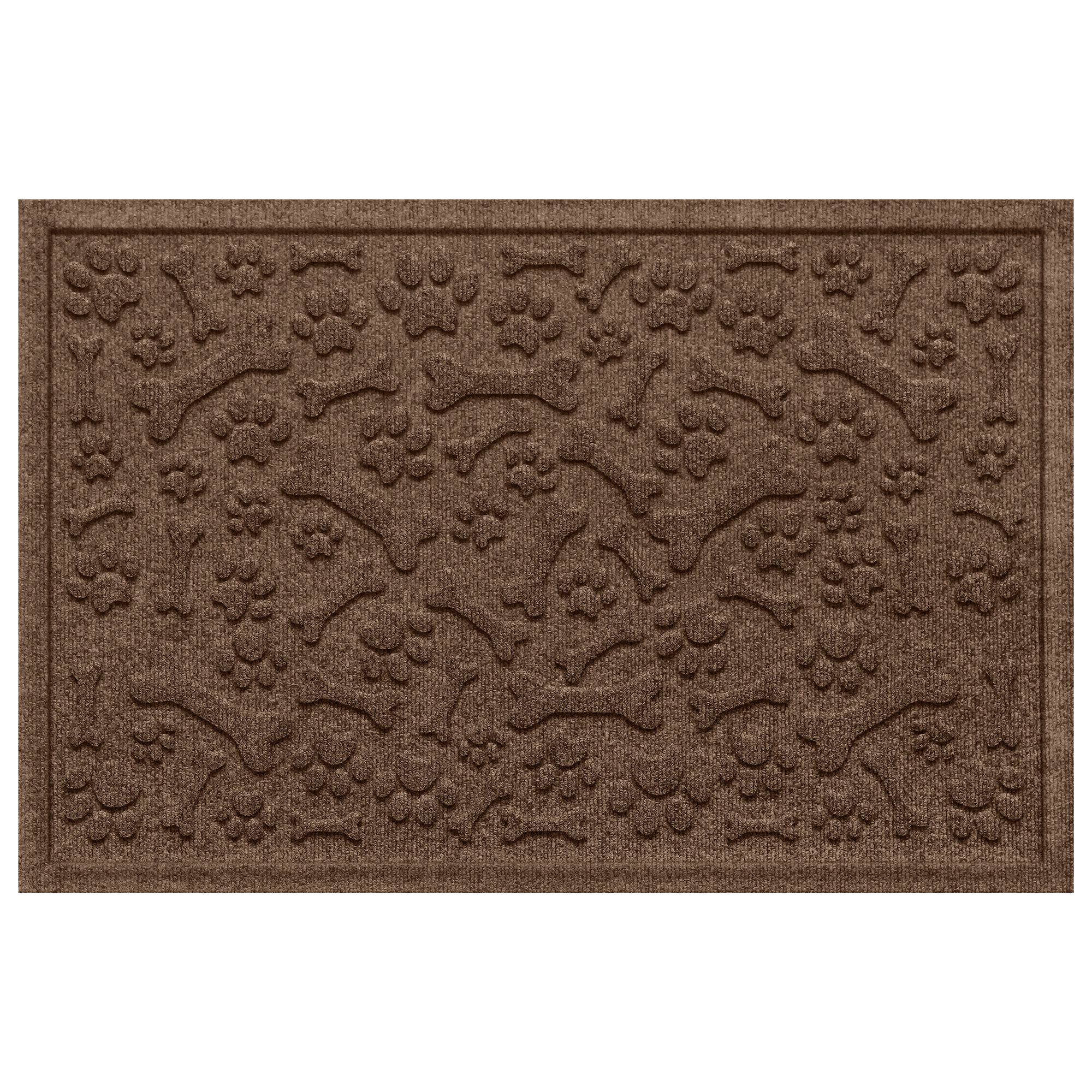 Bungalow Flooring Waterhog Paws and Bones Pet Mat - Bluestone