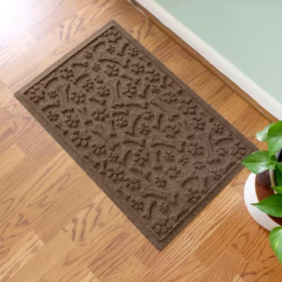 Product Bungalow Flooring WaterHog Paws & Bones Dog Bowl Placemat