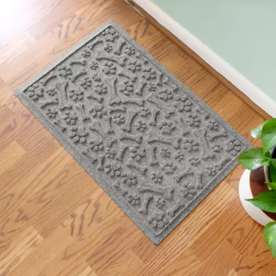 Product Bungalow Flooring WaterHog Paws & Bones Dog Bowl Placemat