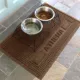 Product Bungalow Flooring Personalized WaterHog Squares Dog & Cat Bowl Placemat