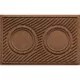 Product Bungalow Flooring WaterHog Waves Dog & Cat Bowl Placemat, 27 x 18-in
