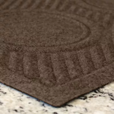Product Bungalow Flooring WaterHog Waves Dog & Cat Bowl Placemat, 27 x 18-in