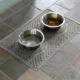 Product Bungalow Flooring WaterHog Waves Dog & Cat Bowl Placemat, 27 x 18-in