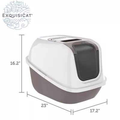 Product ExquisiCat® Jumbo Flip Top Litter Box with Door