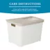 ExquisiCat® Large Top Entry Cat Litter Box, Gray/White image thumbnail 5