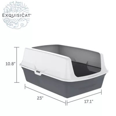 Product ExquisiCat® Plastic Rimmed Litter Box