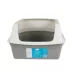 ExquisiCat® Plastic Rimmed High-Sided Cat Litter Box, Open Top, Gray/White image thumbnail 6