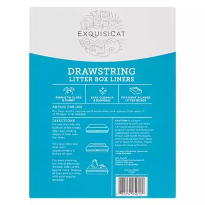 ExquisiCat® Drawstring Cat Litter Box Liners, Large-Jumbo - Image 7