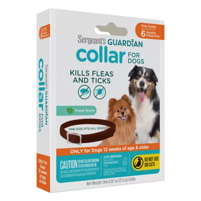 Product Sergeant's Guardian Flea and Tick Collar for Dogs 12wks and up - 6 Months Protection