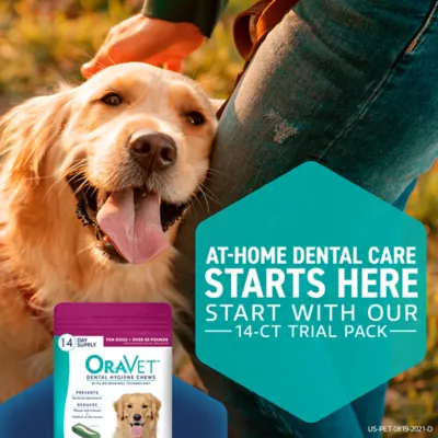 Product OraVet Dental Hygiene Chews for Dogs with Delmopinol - Dental Chews for Large Dogs Over 50 lbs