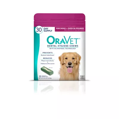 Product OraVet Dental Hygiene Chews for Dogs with Delmopinol - Dental Chews for Large Dogs Over 50 lbs