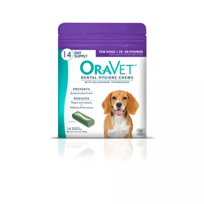 Product OraVet Dental Hygiene Chews for Medium Dogs 25-50 Lbs