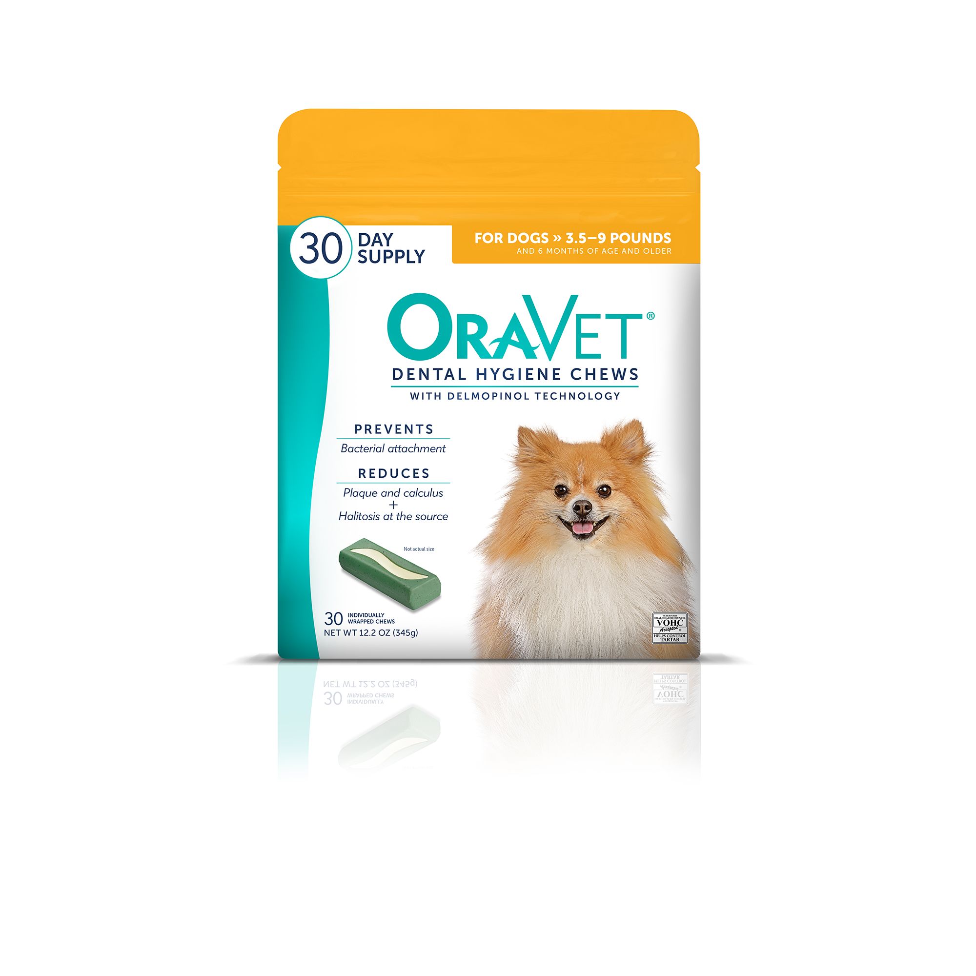 OraVet Dental Hygiene Chews for X Small Dogs 3.5 9 Lbs