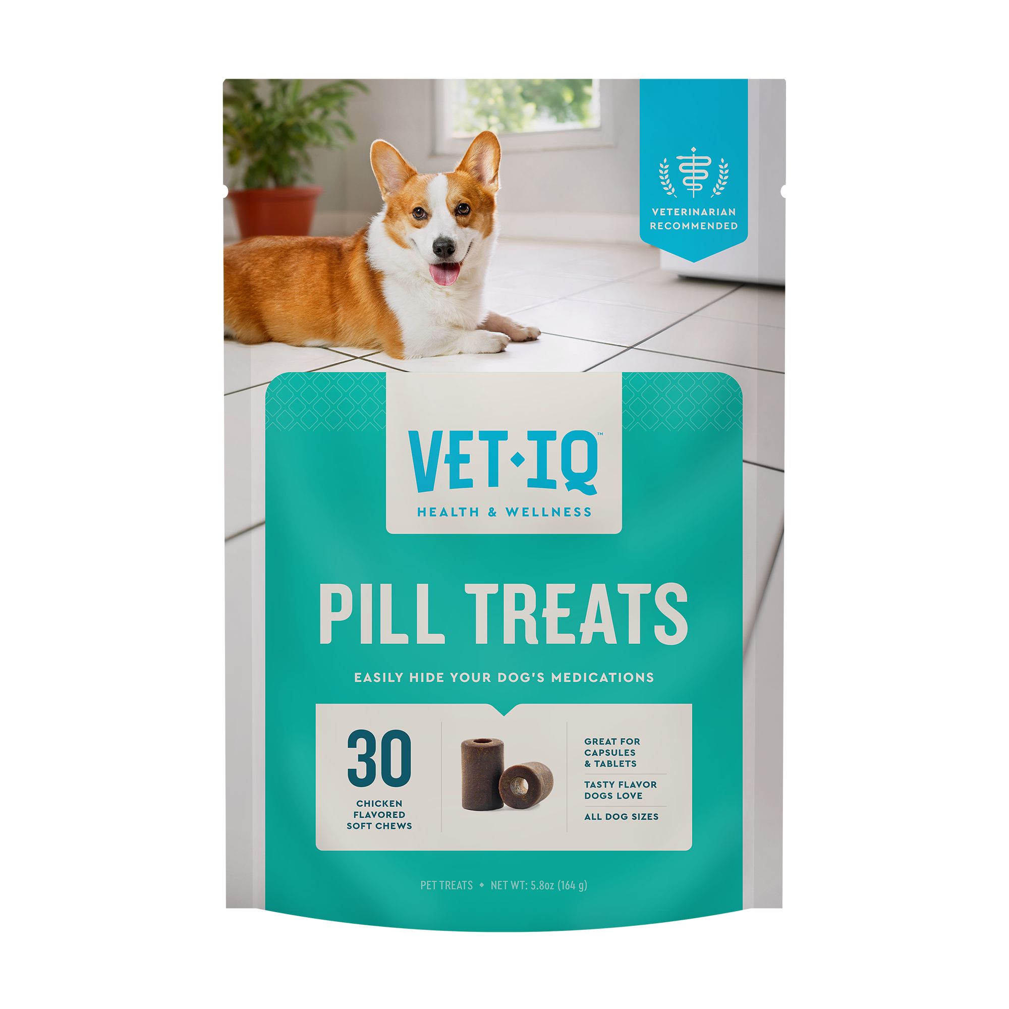 VetIQ Pill Treats Soft Chews Chicken 30 Count