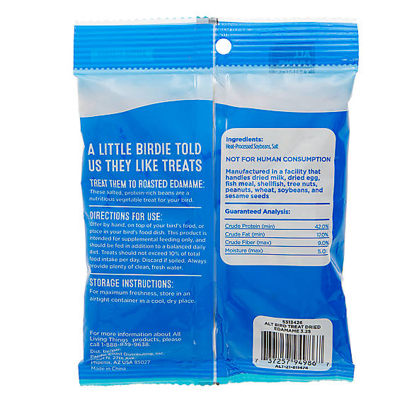 All Living Things® Roasted Edamame Beans Bird Treat