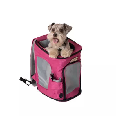 Armarkat PC301P Pets Backpack Pet Carrier in Pink and Gray Combo